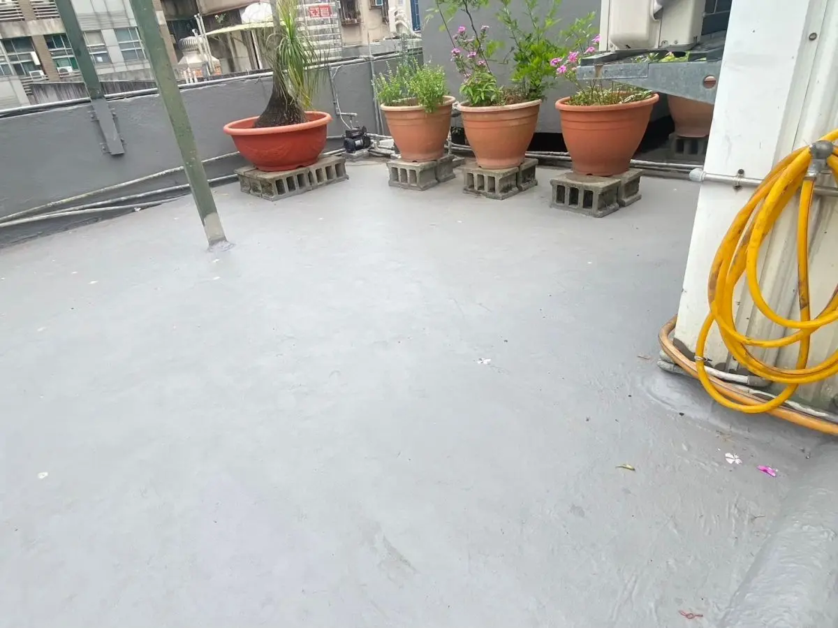 台北市松江路頂樓防水 施工照片 01